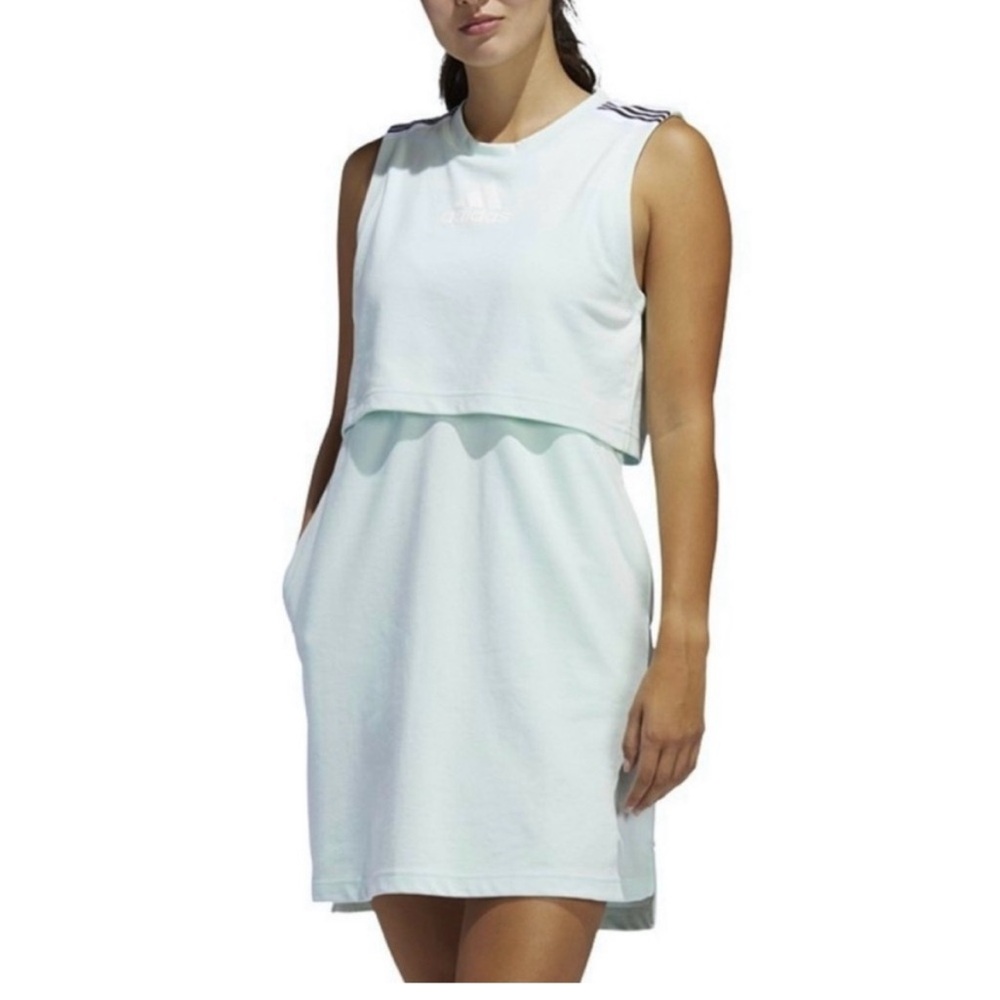 Adidas Game and Go Mint Green Dress NWOT
